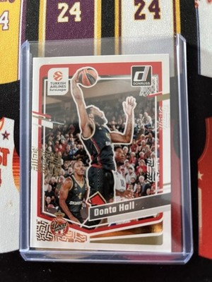 Panini Donruss 2023-24 Turkish Airlines EuroLeague Basketball Donta Hall #21