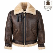 Resident Evil 4 Leon Kennedy Brown Bomber Jacket  Cosplay Costume Leather Outer