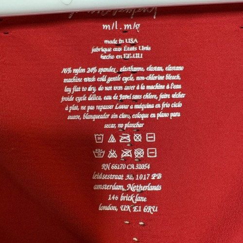 Mono Free People Movement Rojo Good Karma Manga Larga Talla M/L - Imagen 4 de 14
