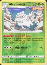 Chilling Reign #10 Abomasnow Reverse Holofoil Pokemon NM