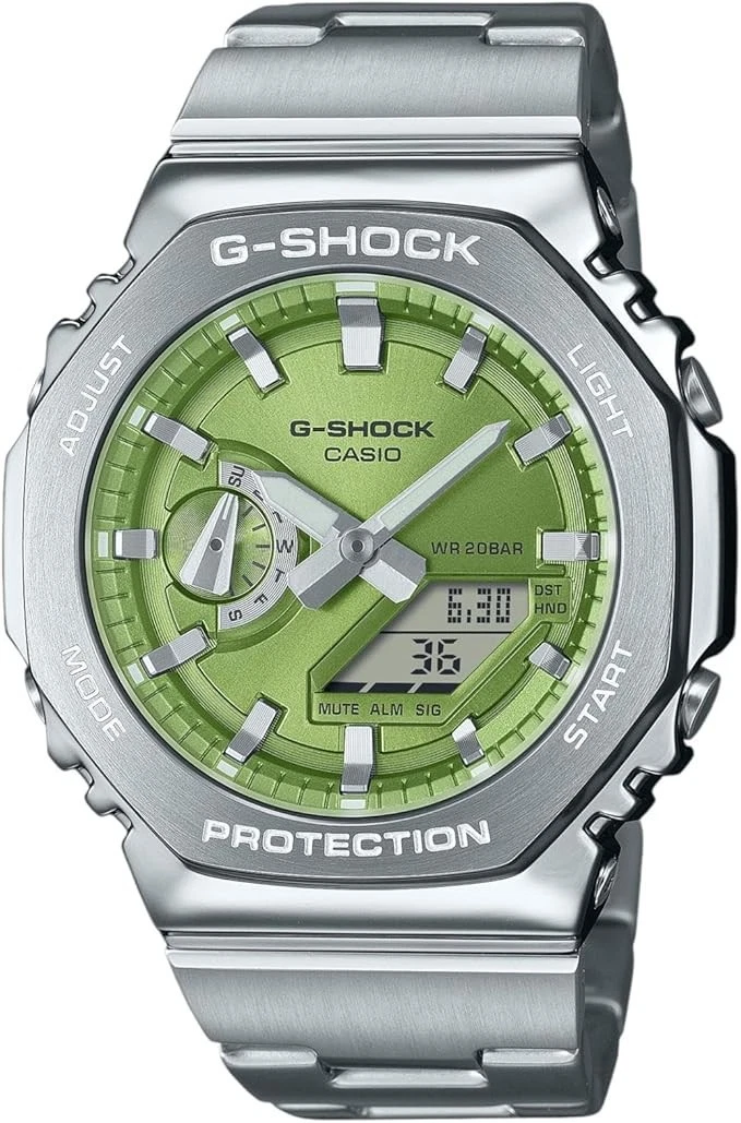 Reloj G-Shock GM-2110D-3AER Hombre – Reloj Verde con Bisel Metálico