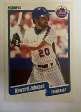 1990 Fleer - Howard Johnson #208 Mets
