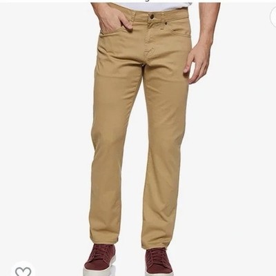 NWT US Polo Assn. Men s Slim Straight 5 Pocket Khaki Pants Size W 38 L 30
