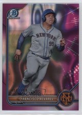 2022 Bowman Chrome Prospects Fuchsia Lava Refractor /199 Francisco Alvarez 6u5