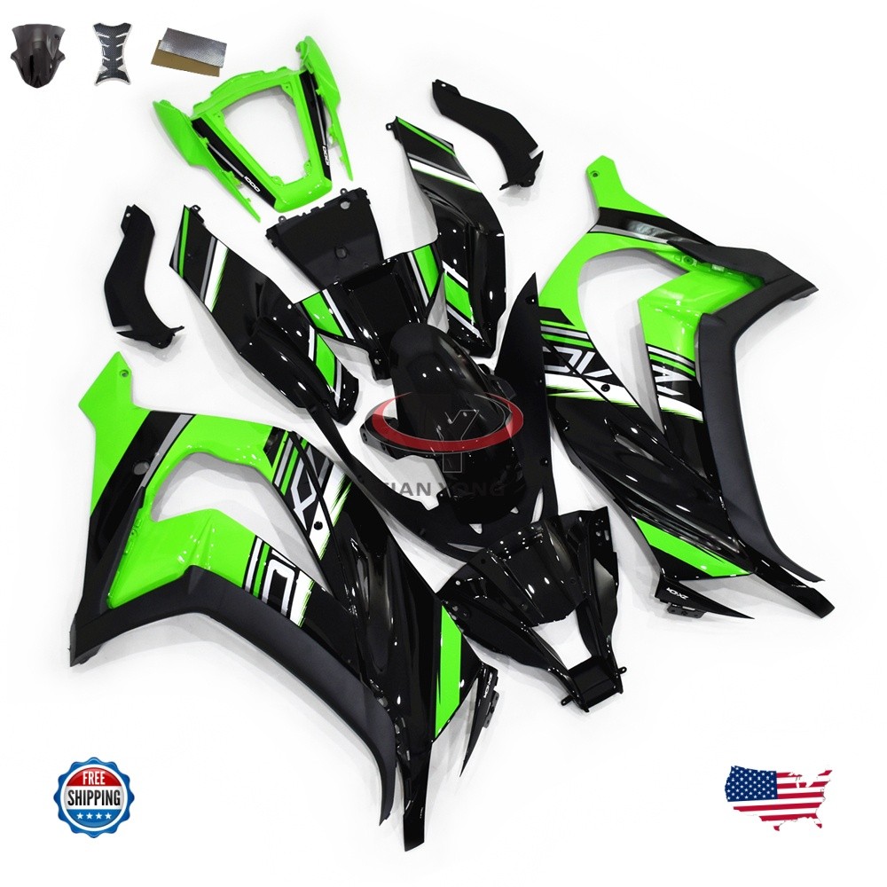 Glossy Black ABS Fairing Kit For Kawasaki Ninja ZX10R ZX-10R 2011-2015 Bodywork