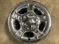 Wheel 12mm Lugs 14mm Holes 17x7-1/2 Steel Chrome Fits 99-00 EXPEDITION 350628