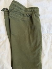 Olive Women's Sweat Shorts Relaxed Fit Drawstring Elastic Waist Pockets