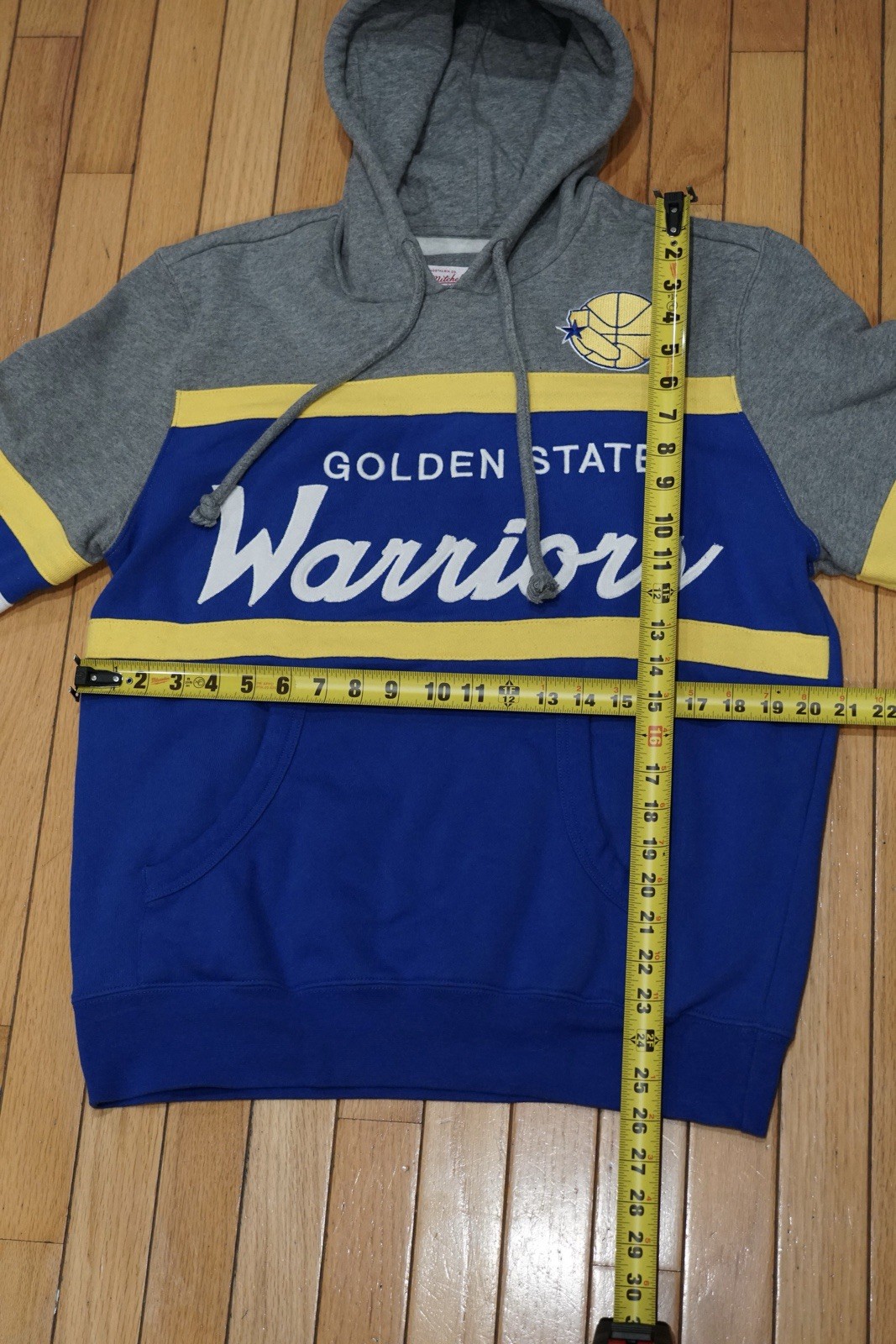 Mitchell & Ness Golden State Warriors Head Coach Hoodie Size Medium thumbnail 4