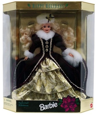 Happy Holidays Barbie Special Edition Collector Doll - 1996