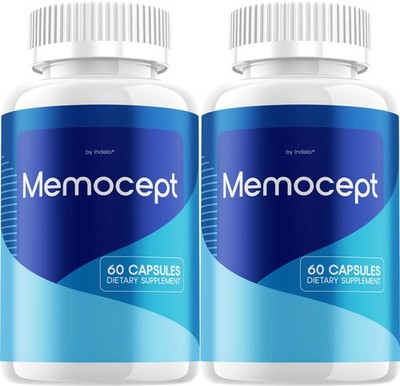 (2 Pack) Memocept   Advanced Supplement Formula for Brain Memory Health Support