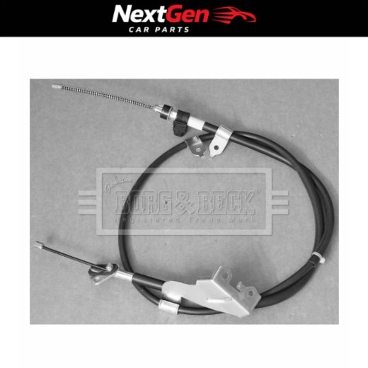 Borg & Beck Brake Cable Rh Rear for Toyota Yaris EU (Drums) 07/11-