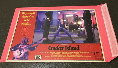 GORILLAZ CRACKER ISLAND LOBBY CARD - LIMITED ED ART PRINT - HEWLETT / ALBARN