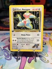 Sabrina's Porygon 98/132 Gym Challenge 1st Edition on eBay