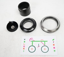 FSA Integrated/Internal Tapered MTB Bike Headset 1 1/8" - 1.5" w/Top Cap Black