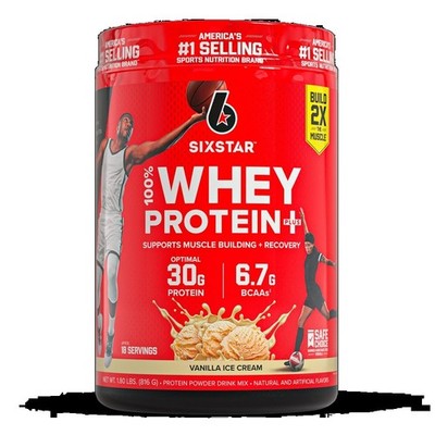 Whey Protein Powder 100% Vanilla Cream 30g Protein per Serving 1.81 lb