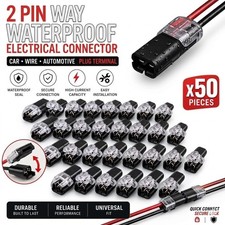 2 Pin Way Waterproof Electrical Connector Car Wire Automotive Plug Terminal