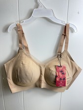Honey Love Liftwear Crossover Wireless Bra in Sand - Size 3X
