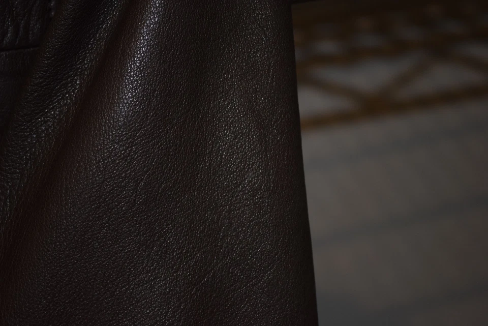 Chaqueta Juicy Couture Cuero Suave Piel de Cordero Marrón Mediana S/M ALTA CALIDAD Foto 3 de 4