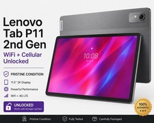 Lenovo Tab P11 (2nd Gen) 11.5''Grey 128GB+6GB Wifi + cellular Unlocked Tablet-UK