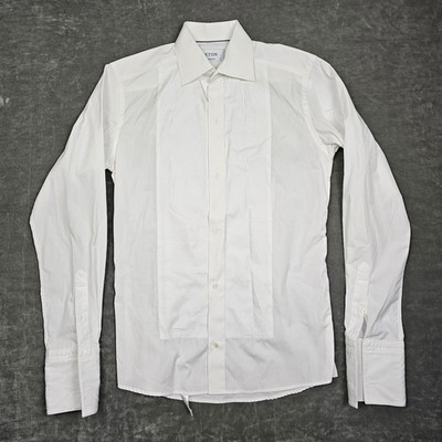 Eton Dress Shirt Mens 15 Contemporary Fit White Pique Bib Front Tuxedo | eBay Eton Dress Shirt Mens 15 Contemporary Fit White Pique Bib Front Tuxedo | eBay