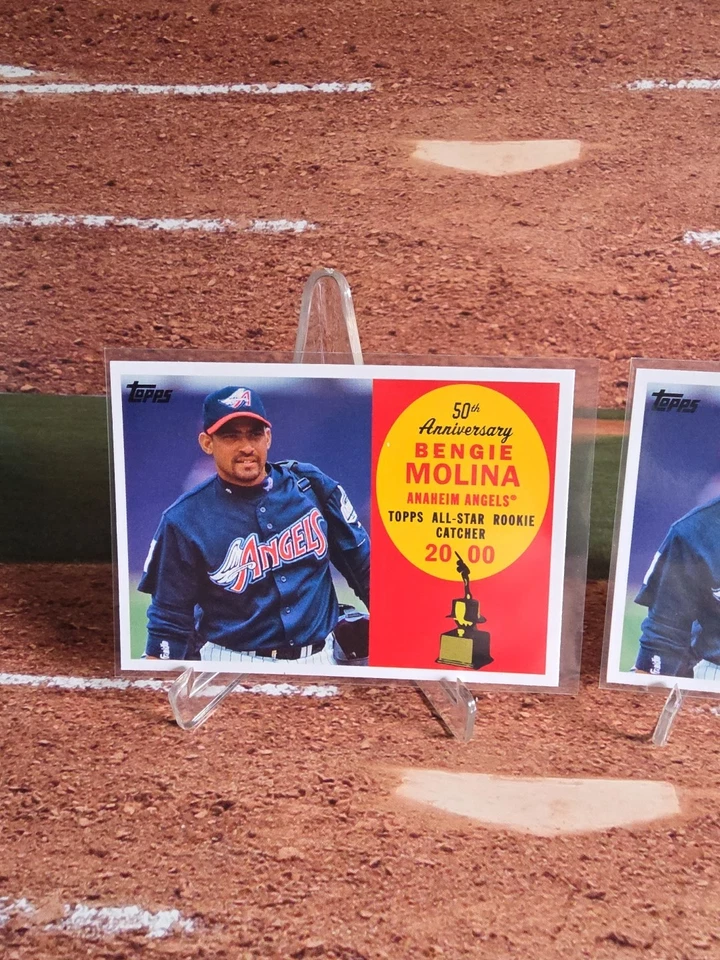 2008 Topps 50th Anniversary All Rookie Team #AR101 Bengie Molina Angels (2x) - Image 2 of 4