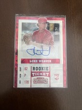 2017 Panini Contenders Cracked Ice Autograph #35 Luke Weaver No 13 of 24