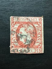 12R220 Romania 1869 Carol I 15 Bani  Mi. 40 Euro collection old lot