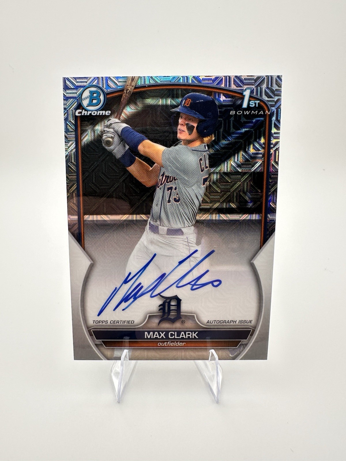 2023 Bowman Draft Chrome 1st Auto Max Clark HTA Choice 25/150