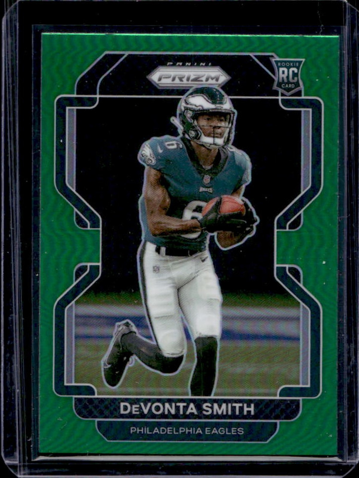 2021 Prizm DeVonta Smith RC Green Rookie #335 Eagles