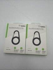 Belkin Secure Holder With Carabiner Case For Airtag MSC008BTBK - LOT OF 2