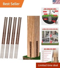 Pack of 8 Easy Fence Post Repair Kit to Fix 4...