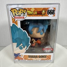 Funko Pop Dragonball Z #668 Ssgss Goku Figura Vinilo Anime S.e. Nuevo Wi Protector