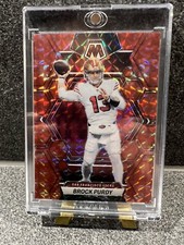 Brock Purdy Panini Mosaic Red Prizm Camo 2023