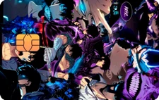 Solo Leveling Credit card skin decal sticker small chip Matte