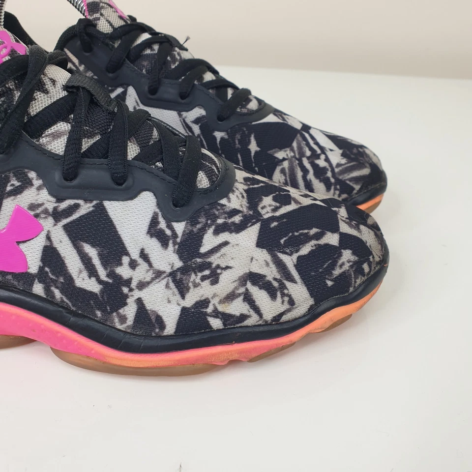 Under Armour Micro G Sting Mujer Reino Unido 5.5 Negro Mármol Zapatos para Correr Tenis - Imagen 4 de 4