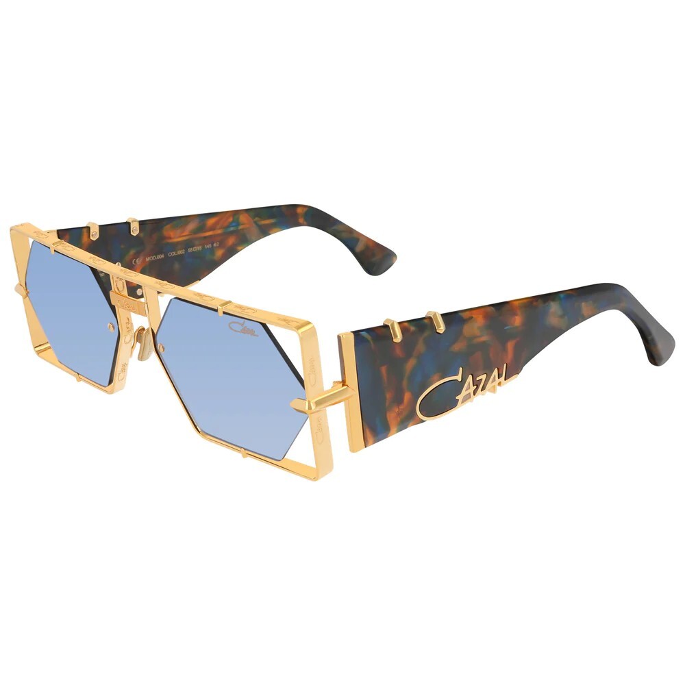 CAZAL Limited Edition 004 Tortiose/Gold Gradient Blue Lens