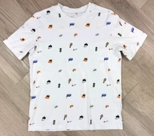 Preowned Nike Tennis Sports Design T-Shirt Size Medium