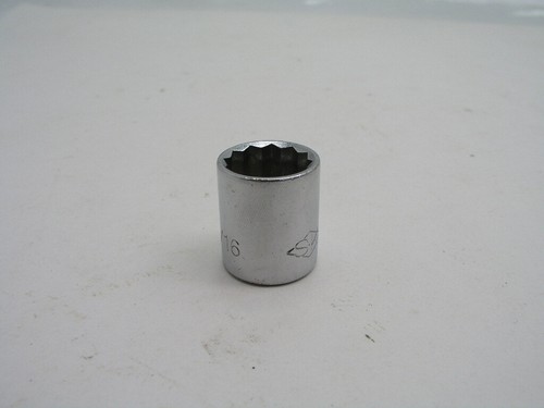 Vintage 11/16"   3/8" Drive 12pt Socket, SK Diamond Logo - Picture 1 of 2