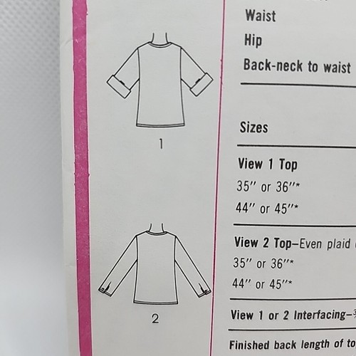 Simplicity 9203 Juniors Easy Pullover Tunic Top Sewing Pattern Size 7/8 Uncut - Picture 6 of 6