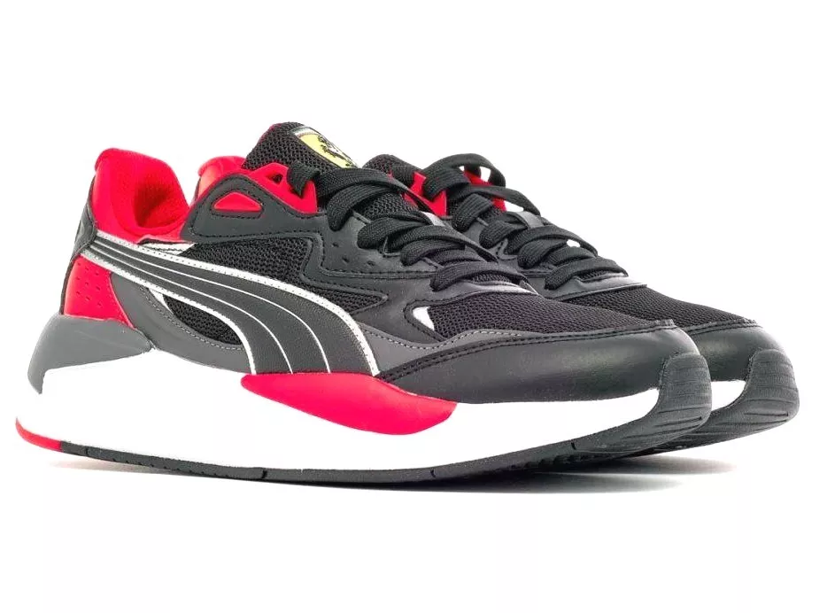 PUMA FERRARI X RAY FAST DRIFT RS F1 BLACK RED DRIVING RACING ATHLETIC SHOES | eBay