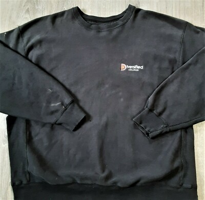 Vintage 90s Champion Reverse Weave Distressed Work Sweatshirt