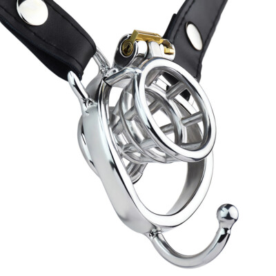 Girdle Design Metal Chastity Cage Stainless Steel Small Male Stealth Lock Device