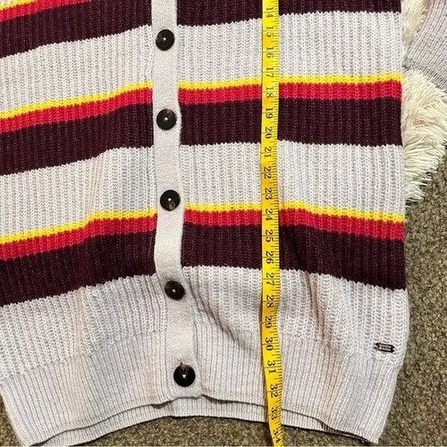 Scotch & Soda midi length knit striped cardigan XL New - Picture 9 of 9