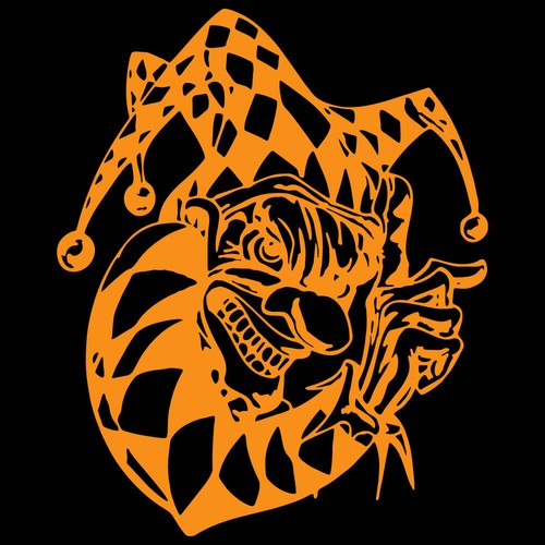 6.1" SINISTER CLOWN Vinyl Decal Sticker Car Window Laptop Halloween Creepy Scary - Picture 10 of 25