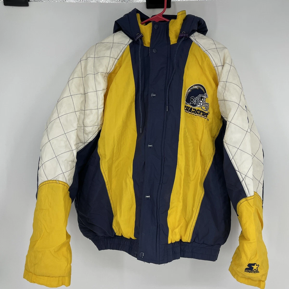 Vintage San Diego Chargers Starter Parka Football Jacket, Size L