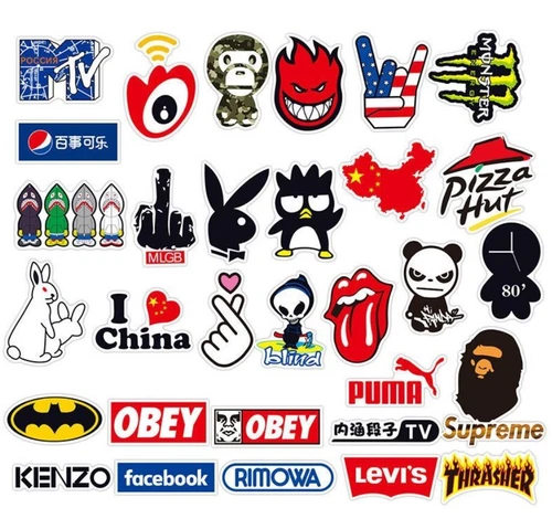 100Pcs Sticker Pack Bomb Vinyl Graffiti Decal Dope Skateboard Luggage Laptop Car - Picture 3 of 8