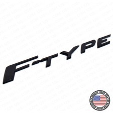 Jaguar F-type Liftgate Trunk Car Logo Emblem Badge Nameplate R Sport Svr Black