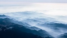 Landscape nature mountains Custom Gaming Mat Desk