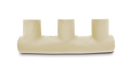 E-Roll Leg Positioner - Medium Leg Positioning Aid - Wipe Clean - Blue/Cream - Picture 7 of 7