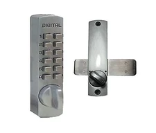 C120SN Surface Mount Slide Bar Lock Satin Nickel